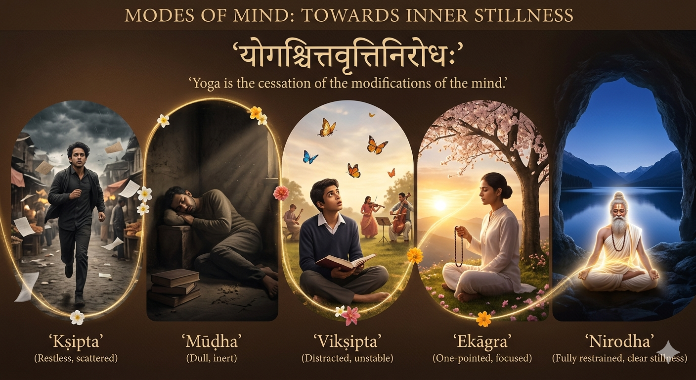Mind Dissection : Different Modes of Mind