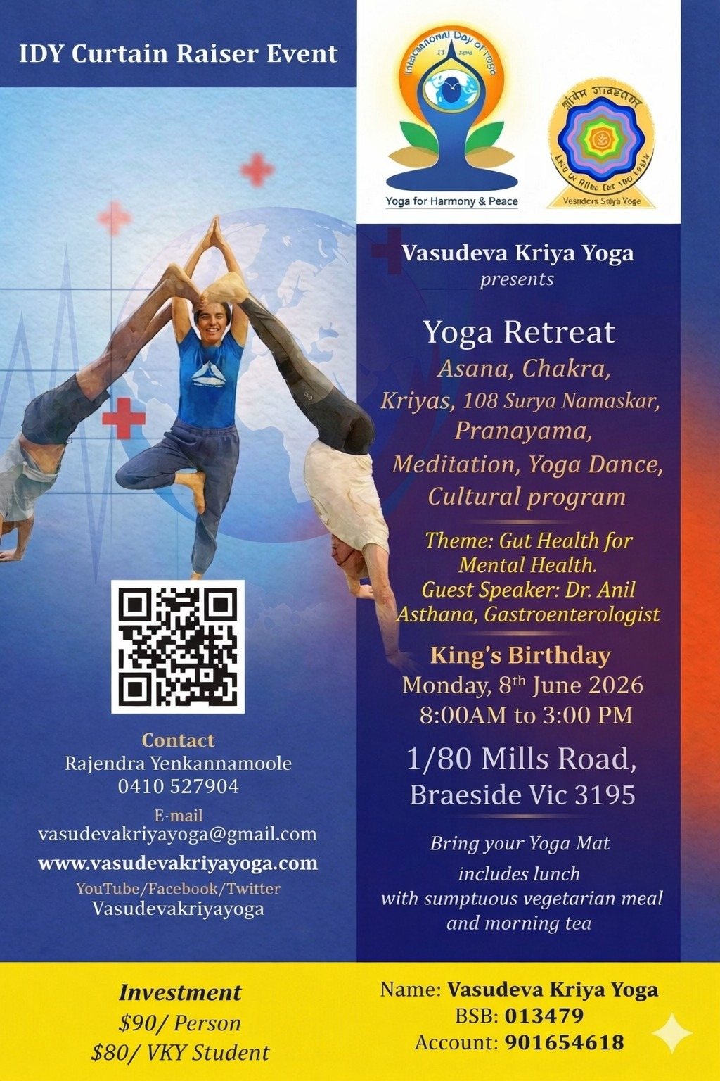 Yoga Retreat: Gut Health and Mental Health