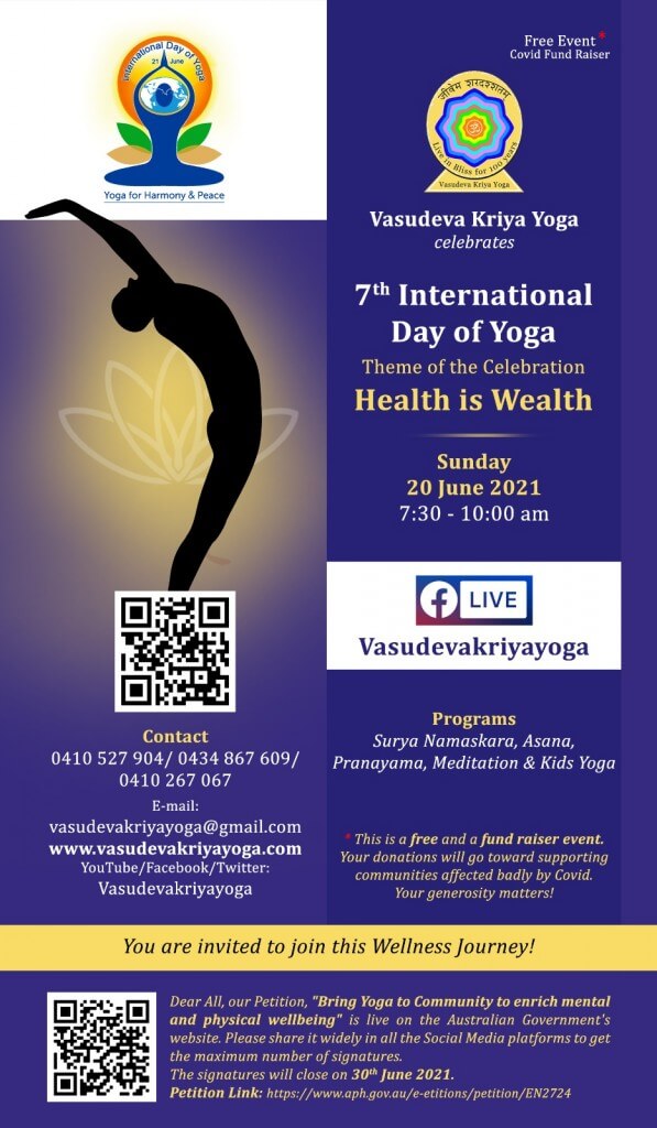 International Yoga Day 2021 – Yoga for Well-being